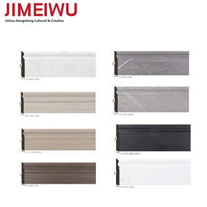 <span class=keywords><strong>Plinthe</strong></span> en MDF recouvert de PVC <span class=keywords><strong>à</strong></span> grain de bois traditionnel de la marque JIMEIWU, durable, écologique, résistant <span class=keywords><strong>à</strong></span> l'humidité, décoration murale intérieure 2 - Product Image 1