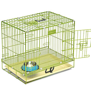 Cages pour chiens en métal multicolore Cages pour lapins Produits pour animaux de compagnie Cages pour chats Cages de voyage portables pour chiens - Product Image 3