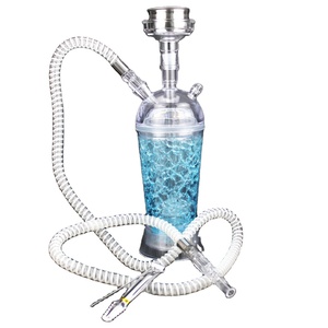 Hookah portátil de viaje, chicha, lectronique, <span class=keywords><strong>wookah</strong></span>, shisha, coche, taza, sheesha, portátil, con luz led, venta al por mayor - Product Image 1