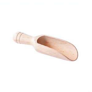 Cuillère en bois écologique classique multi-usages avec manches longs et courts pour cuisine, café, thé, sel de bain - Product Image 2