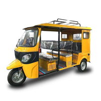 Tricycle Tuk Tuk à Trois Rangées pour 9 Personnes, Vente en Gros Usine, Bon Prix, Gagnez de l'Argent, Tricycle à Trois Roues