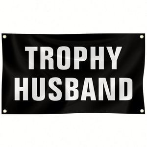Trophy Husband 3x5 ft for Room College Dorm <b>Bedroom</b> Living Room Wall Tapestry Decor - Product Image 1
