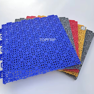 Modern Anti-Slip Click Outdoor PP Interlocking Portable Sport Court <b>Tiles</b> Garage Basketball Flooring - Product Image 2