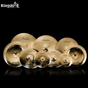 Kingdo fábrica Venta caliente precio barato hecho a mano B20 artista brillante 5 uds platillos tambor conjunto platillo conjunto platillos - Product Image 1