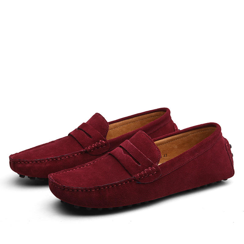 20888 wine red leather shoes