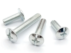 Hot Selling Big Flat Head <b>Screw</b> High Quality Zinc Plated Titanium Steel Stainless Steel Aluminium Nickel in Inch Metric System - Product Image 1