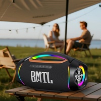 XDOBO BMTL BOOM II 120W Enceinte sans fil Bluetooth 5.3 avec basses puissantes, design portable pour extérieur, LED RGB, pour ordinateur/téléphone portable