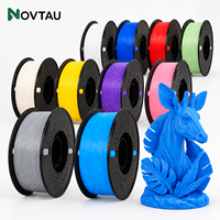 Filament PETG Novtau, bobine de 1 kg, 1,75 mm, matériau plastique pour imprimantes 3D FDM de bureau et fournitures pour modèles créatifs