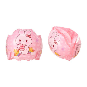 Brazaletes de natación para niños, flotadores de dibujos animados de PVC con doble airbag para niños de 2 a 4 años, equipo de seguridad para nadar - Product Image 3