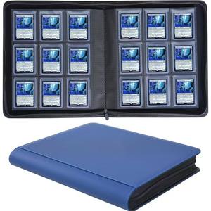 Album de stockage de cartes de jeu PU léger et étanche avec 9 pochettes - Product Image 6