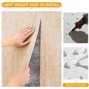 Offre Spéciale travertin grande taille mur Flexible déco pierre carrelage Flexible revêtement mural panneau mural en pierre - Product Image 5