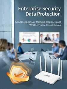 เราเตอร์ AX3000M WIFI6 กิกะบิต ดูอัลแบนด์ 2.4G&5G 802.11ax ระยะไกล รองรับ OpenVPN สำหรับบ้าน ใหม่ พร้อมเสาอากาศภายนอก 5 เสา - Product Image 2