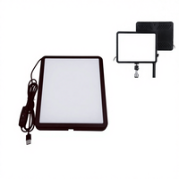 Lampu Panel LED Profesional 168 Bright LED 280 Butir Lampu LED Bertenaga USB Suhu Warna Dapat Disesuaikan Portabel untuk Latar Belakang Video