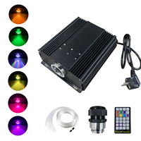 APP Control 45W RGBW Twinkle LED fibre optique lumière moteur source lumineuse projecteur fibre optique