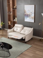 Canapé inclinable élégant au design moderne avec dossier haut et rembourrage confortable