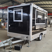 Remorque mobile de restauration en tôle galvanisée certifiée DOT FMVSS pour la vente de hot-dogs, fabriquée en usine