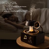 Nouveau Diffuseur d'Huiles Essentielles Goutte de Pluie 2026 avec Enceinte Bluetooth, Télécommande, Style Vintage et Lumières Colorées pour Ambiance de Chambre