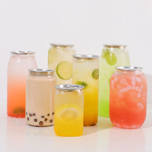 200Ml 250Ml 330Ml 500Ml 650Ml Pet Lon Biểu Tượng Tùy Chỉnh Rõ Ràng Nhựa Pet Lon Nước Giải Khát Cà Phê Lon - Product Image 6