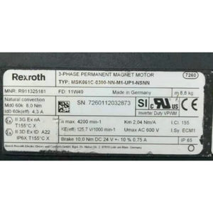 โมดูลขับเคลื่อนมอเตอร์ Rexroth Msk071e 0300 Nn S1 Ug0 Nn สำหรับระบบอัตโนมัติทางอุตสาหกรรม - Product Image 2