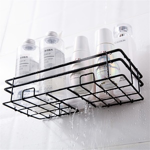 Zinc Alloy Corner Bathroom Racks Modern Hotel <b>Shower</b> Gel & Wash Baskets Punch-Free Standing <b>Storage</b> - Product Image 3