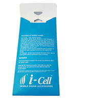 Personnalisé pas cher de haute qualité couverture de téléphone mobile trempé protecteur d'écran en verre emballage boîte