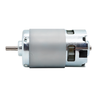 Moteur électrique CC à couple élevé certifié RoHS 50W 30A, aimant permanent à balais de 8 mm, 10000 tr/min, 6V, ventilateur entièrement fermé, appareils électroménagers