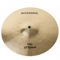 Brass Cymbals Set High Quality Practice Cymbal Set for Drum Kits