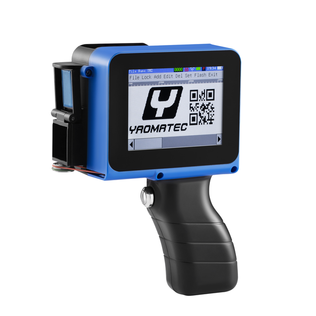 Yaomatec 12.7mm Mini Portable Handheld Inkjet Printers Label Logo Cheap Price Dates Marking Printer for Metal Printing