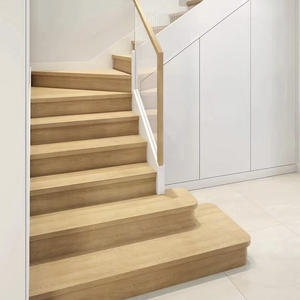 Premium kwaliteit op maat gemaakte minimalistische traptraptreden met neusprofiel en hoogteverhoging, diverse houten soorten. - Product Image 6