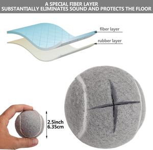 Balles <span class=keywords><strong>de</strong></span> <span class=keywords><strong>tennis</strong></span> Ouverture prédécoupée Installation facile Accessoires <span class=keywords><strong>de</strong></span> marcheur Les personnes âgées s'adaptent à la plupart des marcheurs Protection des jambes et des sols <span class=keywords><strong>de</strong></span> meubles - Product Image 2