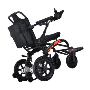 Silla de Ruedas Eléctrica Plegable Ligera de Venta Caliente, Motor Dual de 500W, Batería de 12AH/20AH, Silla de Ruedas Eléctrica con Absorción de Impactos - Product Image 4