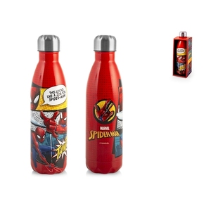 Borraccia termica Spiderman rossa da 0,5 litri, isolata, per bambini e adulti - Product Image 1