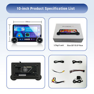 Universal 10" <strong>Car</strong> <strong>Stereo</strong> Player, 4+64GB Android Auto &amp; CarPlay, Multimedia Video Audio System With Rearview Camera - Product Image 5