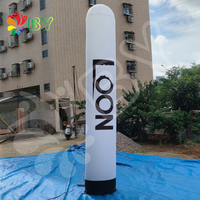 Colonne d'éclairage LED gonflable Tube gonflable géant pour fête