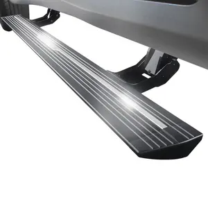 Blauwe Of Witte Led-Verlichting Elektrische Zijstappen Treeplank Voor Dodge Ram 1500 Accessoires Intrekbare Deur Voetstap