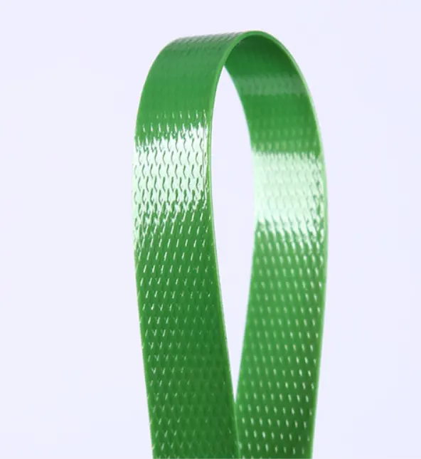 Grünes Polyester-Umreifung sband 16mm Kunststoffstahl-Verpackungs band PET-Band für Logistik verpackungen