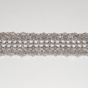 ¡Absolutamente impresionante! Pulsera de diamante y platino de 8 quilates - Product Image 1