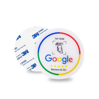 Carte NFC SIKA Mini pour avis Google – Idéale pour barbiers, spas, hôtels, cliniques, boulangeries, cafés – Disque de retour d'expérience client pour table