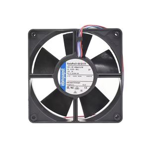 Ventilador Axial Compacto ebmpapst 4312/17T 119 x 119 x 32 mm, 12 cm, 12 V CC, 5 W, 170 m³/h, 2800 rpm, con Rodamiento de Bolas, para Inversor, 431217V - Product Image 1
