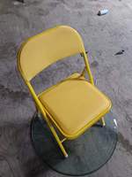 Chaise pliante commerciale d'extérieur en métal empilable pour la restauration, idéale pour les mariages et événements – Vente en gros usine