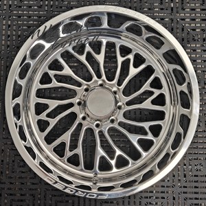 Rines Forjados Personalizados Pulidos 22x12 24x14 26x14 26x16 con Borde Profundo 8x170 8x180 para RAM F250 - Product Image 3