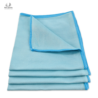 Chiffon de polissage microfibre absorbant 250 g/m² sans peluches et sans traces pour vitres, miroirs et chrome, idéal pour le detailing automobile
