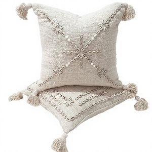 Oreiller de jet tissé à la main en plein air de vente chaude avec coussin décoratif de motifs vintage et géométriques - Product Image 1