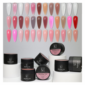 جيل بناء مرن 48 لونًا من مادة Hema Tpo علامة خاصة مشهورة منخفضة الحرارة عديم الرائحة من دون حرارة ، منشئ جل صلب لبناء من Hema - Product Image 4