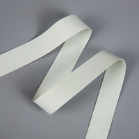 Bandes élastiques imperméables incassables certifiées Oeko-Tex 5 mm, écologiques, haute ténacité, blanches/noires, pour maillots de bain et vêtements