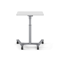 Table de travail manuelle pour ordinateur portable, pieds de bureau ergonomiques, cadre en métal, table de formation à hauteur réglable
