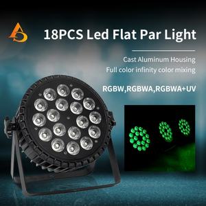 AICPOSE - Oferta Especial: Foco LED Par Plano DMX para Escenario, 18 unidades, 12W, 15W, 18W, 4 en 1, 5 en 1, 6 en 1 - Product Image 2