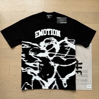 T-shirt Homme Mixte de Marque Emotionnellement Émouvant avec Motif Cupidon Ange Graffiti Streetwear – Vente en Gros
