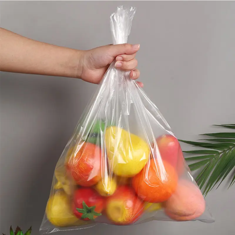 Supermarkt Plastic Produceren Tas Op Een Roll, Fruit, Groente, Brood, Voedsel Verpakking Opslag Clear Tassen