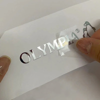 Étiquettes d'emballage imprimées personnalisées autocollants de transfert de logo autocollants en métal étiquettes d'emballage étanches autocollants de transfert